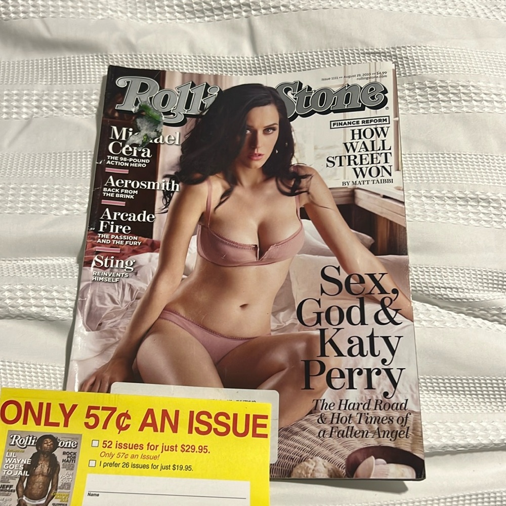 Rolling Stone Magazine Katy Perry On The Cover August 2010 Issue 1111